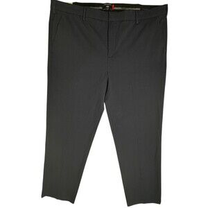 Dockers Mens  42 x 34 Blue City Tech Straight Fit Trouser Wrinkle Free Wicking